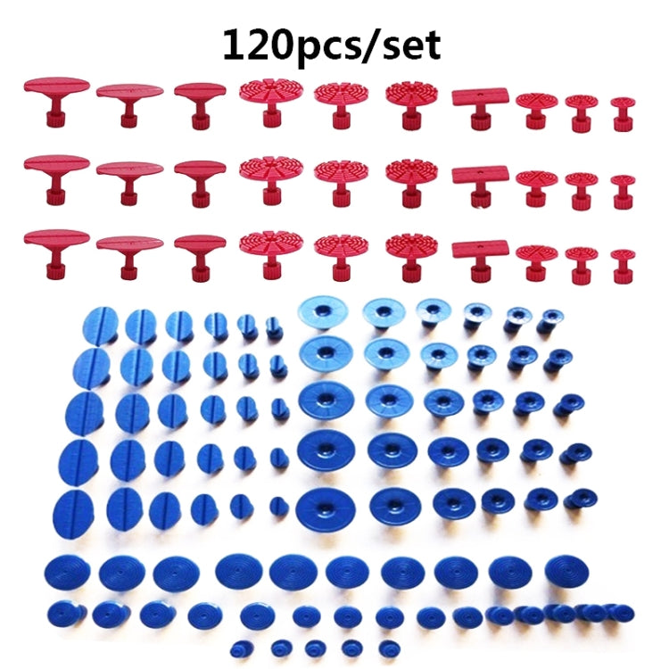 120 in 1 Auto PDR Plastic Ding Glue Tabs Paintless Dent Removal Car Repair Tools Kits Glue Puller Sets Tabs PDR Tools