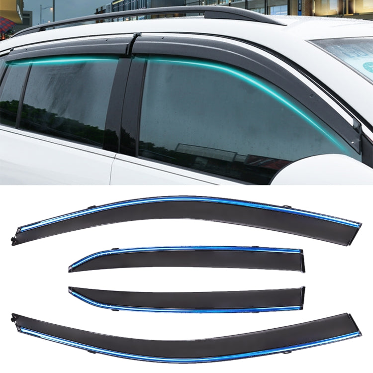 4 PCS Window Sunny Rain Visors Awnings Sunny Rain Guard for Toyota Corolla 2007-2013 Version ÎҵÄÉ̵ê