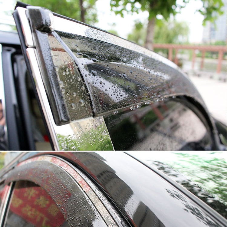 4 PCS Window Sunny Rain Visors Awnings Sunny Rain Guard for Honda CITY 2009-2014 Version ÎҵÄÉ̵ê