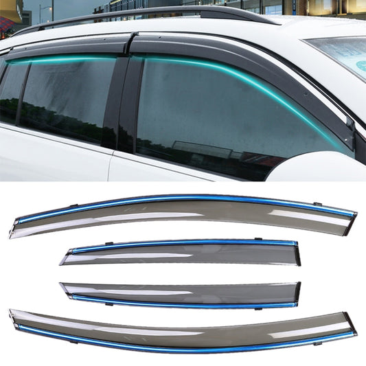 4 PCS Window Sunny Rain Visors Awnings Sunny Rain Guard for Ford Fiesta 2010-2018 Version Sedan ÎҵÄÉ̵ê