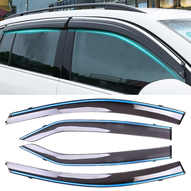 4 PCS Window Sunny Rain Visors Awnings Sunny Rain Guard for Toyota Corolla 2014-2018 Version ÎҵÄÉ̵ê