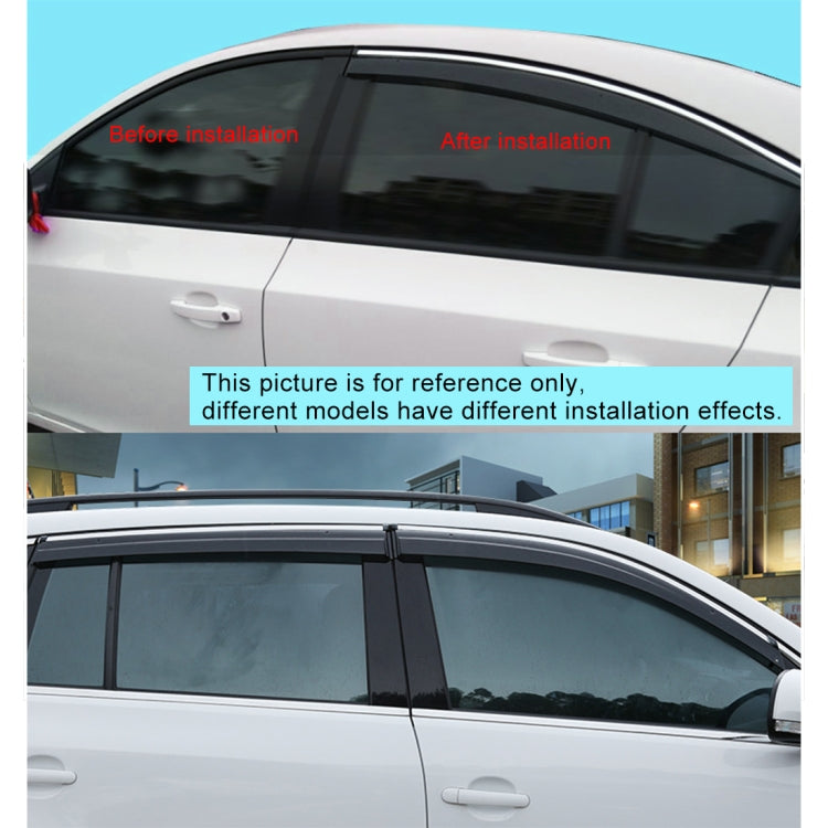 4 PCS Window Sunny Rain Visors Awnings Sunny Rain Guard for Toyota Camry 2018 Version Eighth Generation ÎҵÄÉ̵ê