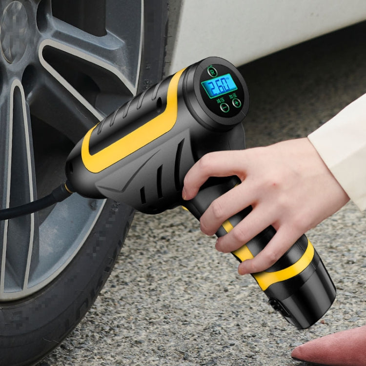 220V 120W 10A USB Portable Intelligent Digital Display Electric Air Pump Tire Inflator Car Electric Air Compressor Car Tire Pump Inflatable Pump