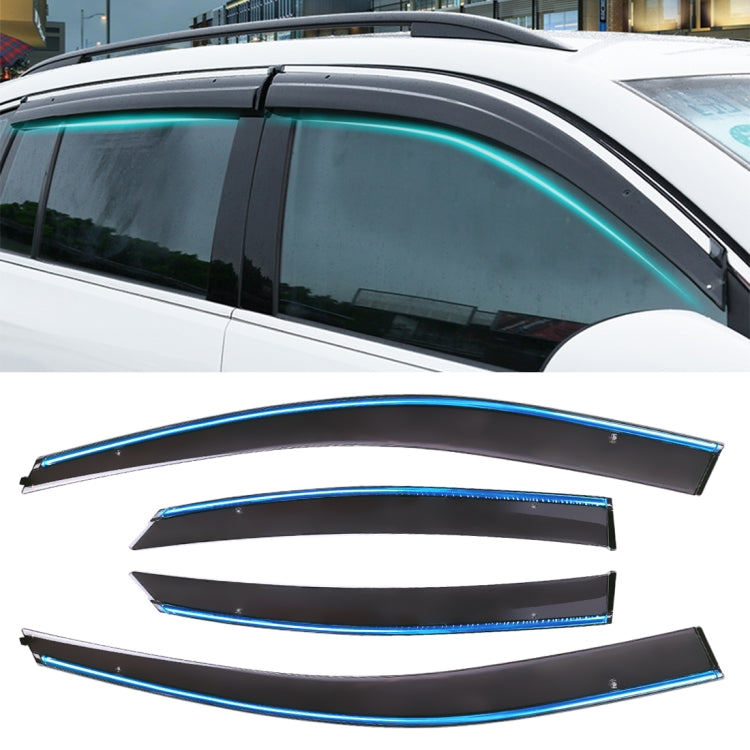 4 PCS Window Sunny Rain Visors Awnings Sunny Rain Guard for Ford Focus 2005-2011 Version Classic Style Hatchback ÎҵÄÉ̵ê