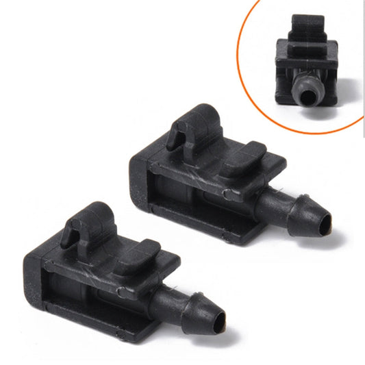 2 PCS Windshield Washer Wiper Jet Water Spray Nozzle Buckle 8200082347 for 2005-2007 Renault Megana 2