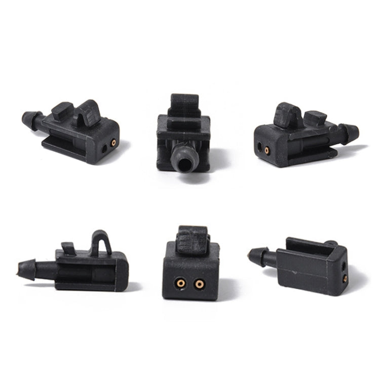 2 PCS Windshield Washer Wiper Jet Water Spray Nozzle Buckle 8200082347 for 2005-2007 Renault Megana 2-Reluova