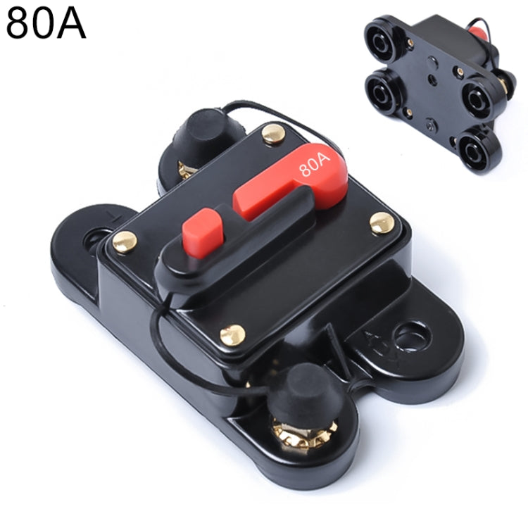 80A DC 12-24V Car Audio Stereo Circuit Breaker Automatic Reset Fuse Holder ÎҵÄÉ̵ê