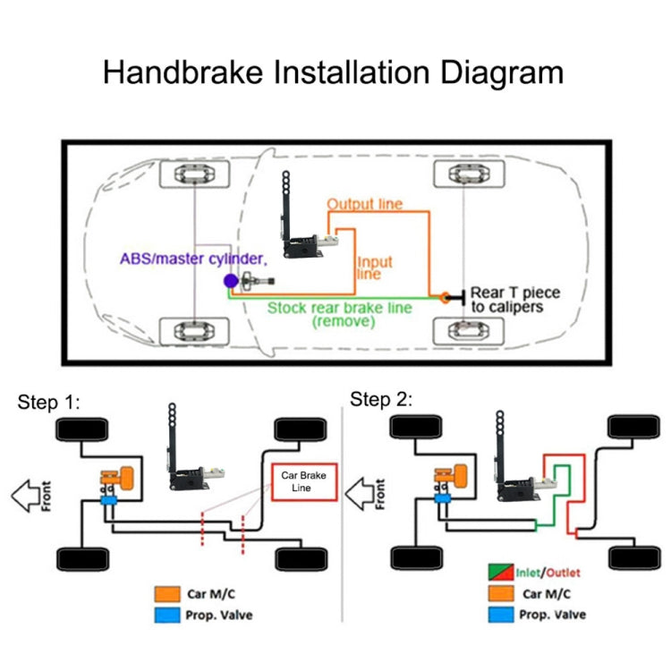 Car Modification Triangle Racing Hydraulic Drift Handbrake