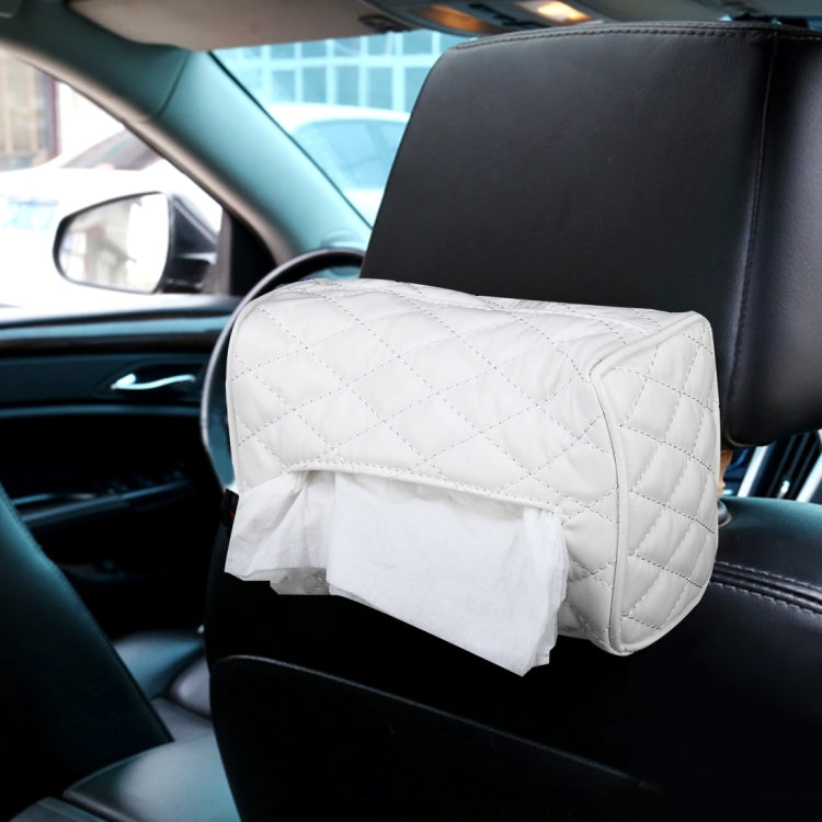 Car Auto Leather Sun Visor Backseat Hanger Tissue Box Paper Napkin Bag (Not Include Napkin) ÎҵÄÉ̵ê