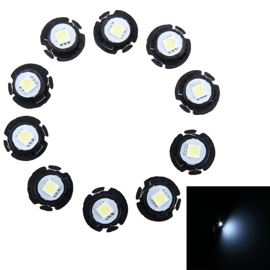 10 PCS 0.3W T6.5 Wedge Instrument Panel LED Light Dashboard Gauge Cluster Indicator Lamp Bulb