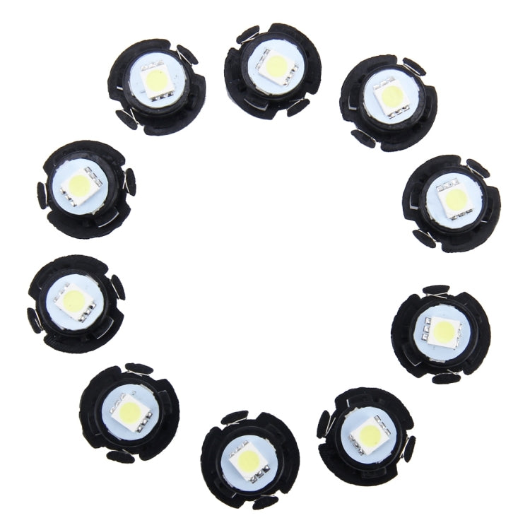 10 PCS 0.3W T6.5 Wedge Instrument Panel LED Light Dashboard Gauge Cluster Indicator Lamp Bulb