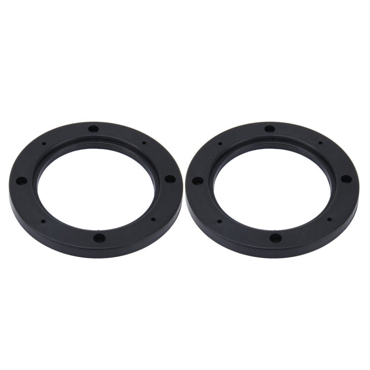 2 PCS 5 inch Car Auto ABS Loudspeaker Base Protection Hollow Cover Holder Mat, Inner Diameter: 12.5cm-Reluova