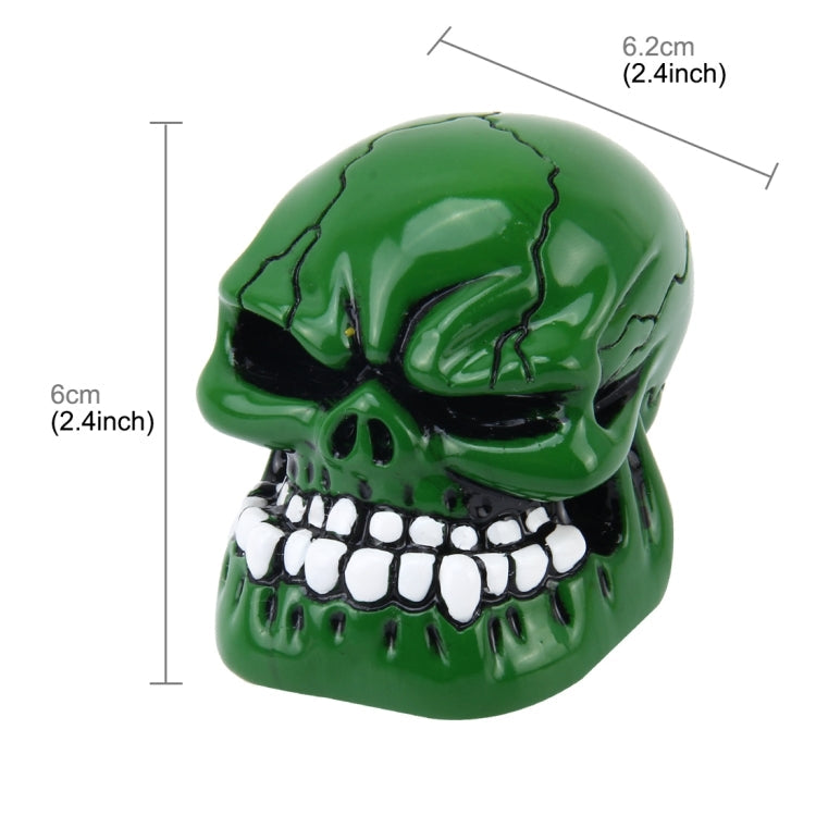 Universal Skull Head Shape ABS Manual or Automatic Gear Shift Knob  with Three Rubber Covers Fit for All Car ÎҵÄÉ̵ê