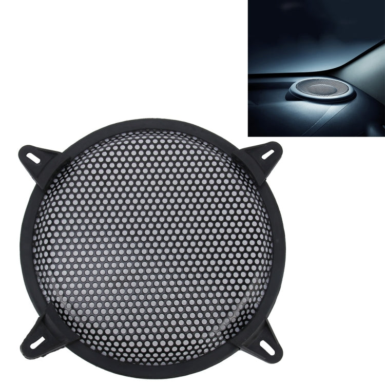 8 inch Car Auto Metal Mesh Black Round Hole Subwoofer Loudspeaker Protective Cover Mask Kit with Fixed Holder ÎҵÄÉ̵ê