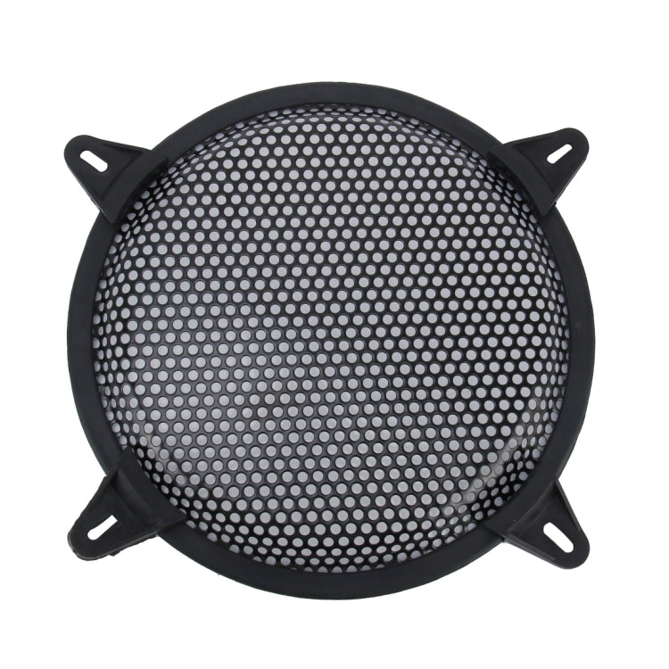 8 inch Car Auto Metal Mesh Black Round Hole Subwoofer Loudspeaker Protective Cover Mask Kit with Fixed Holder ÎҵÄÉ̵ê