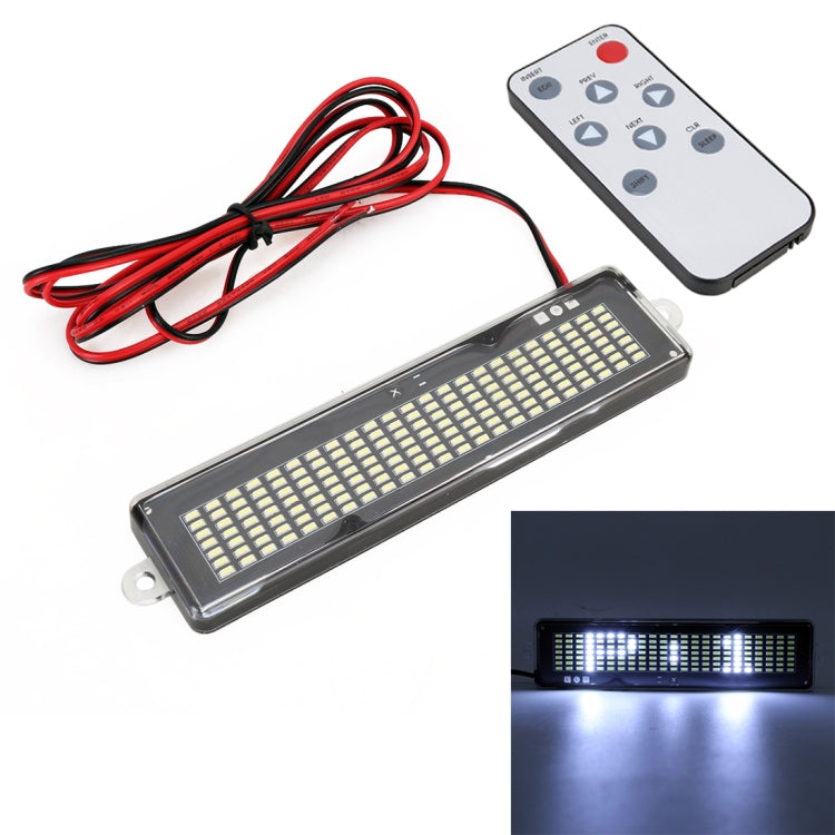 DC 12V Car LED Programmable Showcase Message Sign Scrolling Display Lighting Board with Remote Control