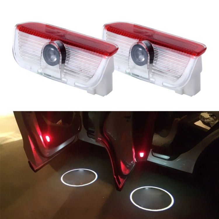 2 PCS LED Car Door Welcome Logo Car Brand 3D Shadow Light for Volkswagen-Reluova