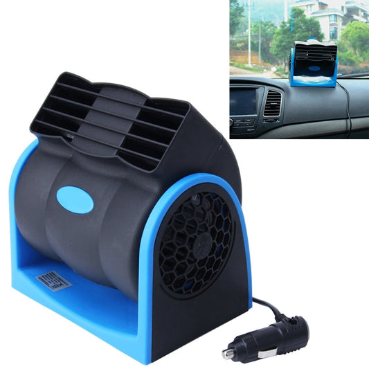 HX-T302 DC 24V 7W Portable Vehicle Cooling Fan Low Noise Silent Cooler Air Conditioner, 2 Speeds Adjustable, Random Color Delivery ÎҵÄÉ̵ê