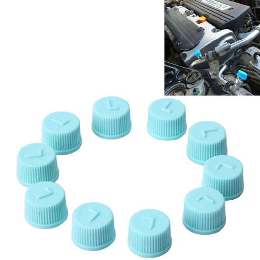 100 PCS Car Auto Universal Dustproof Air Condition Low Pressure Protective Valve Cap Cover