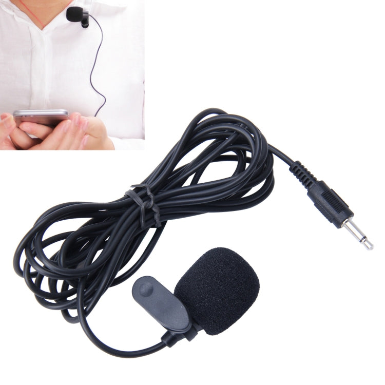 Car Audio Microphone 3.5mm Jack Plug Mic Stereo Mini Wired External Clip Microphone Player for Auto DVD Radio, Cable Length: 2.0m ÎҵÄÉ̵ê