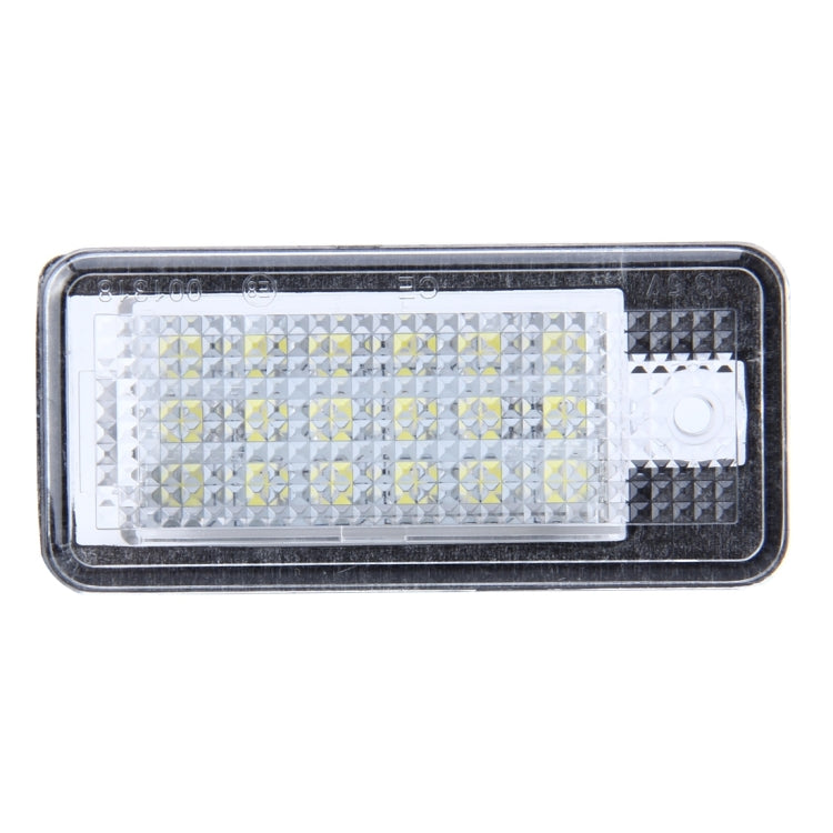 2 PCS License Plate Light with 24 SMD-3528 Lamps for Audi-Reluova