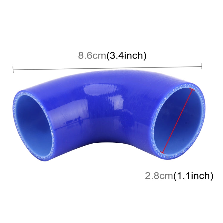 Universal Car Steam Tube Silicone Pipe Elbow 90 Degrees Reducer Hose Silicone Intake Connection Tube Special Turbocharger Silicone Tube, Inner Diameter: 28mm ÎҵÄÉ̵ê