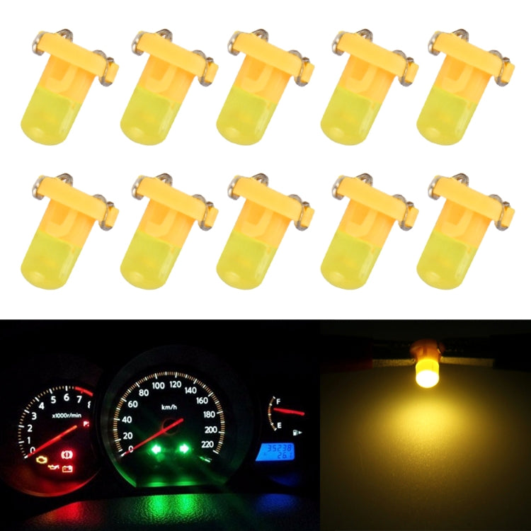 10 PCS 2W T3 Wedge Instrument Panel LED Light Dashboard Gauge Cluster Indicator Lamp Bulb