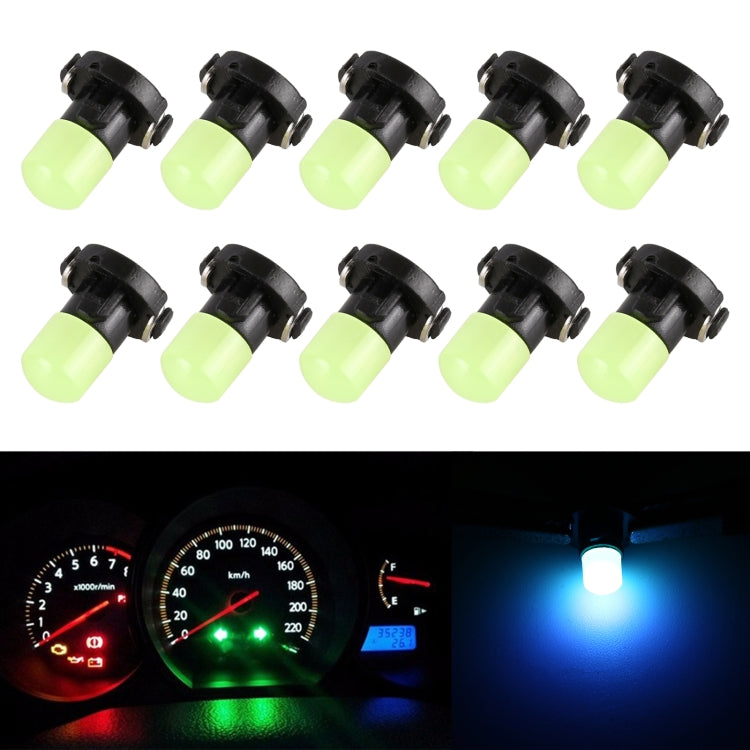 10 PCS 2W T3 Wedge Instrument Panel LED Light Dashboard Gauge Cluster Indicator Lamp Bulb