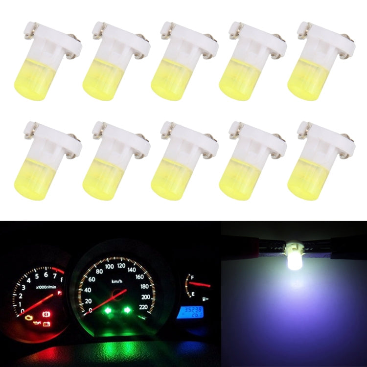 10 PCS 2W T3 Wedge Instrument Panel LED Light Dashboard Gauge Cluster Indicator Lamp Bulb