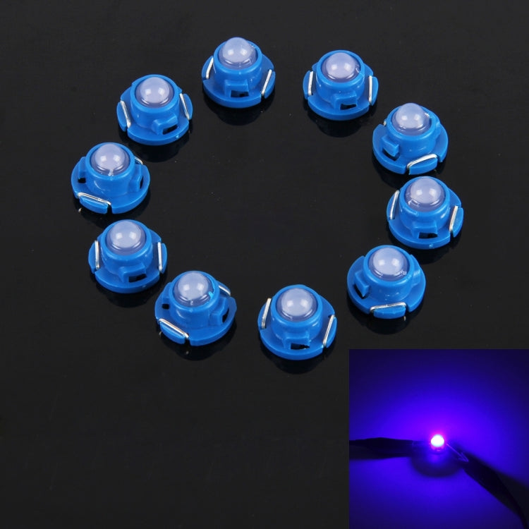 10PCS 2W T4.7 Wedge Instrument Panel LED Light Dashboard Gauge Cluster Indicator Lamp Bulb