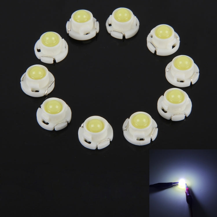 10PCS 2W T4.7 Wedge Instrument Panel LED Light Dashboard Gauge Cluster Indicator Lamp Bulb