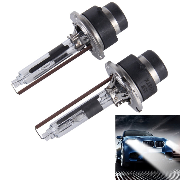 2 PCS D4R 35W 3900 LM 5500K HID Bulbs Xenon Lights Lamps, DC 12V(White Light)-Reluova