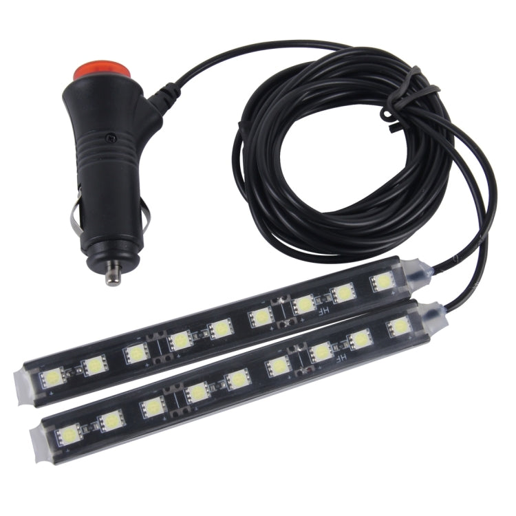 2 in 1 4.5W 18 SMD-5050-LEDs RGB Car Interior Floor Decoration Atmosphere Neon Light Lamp, DC 12V-Reluova