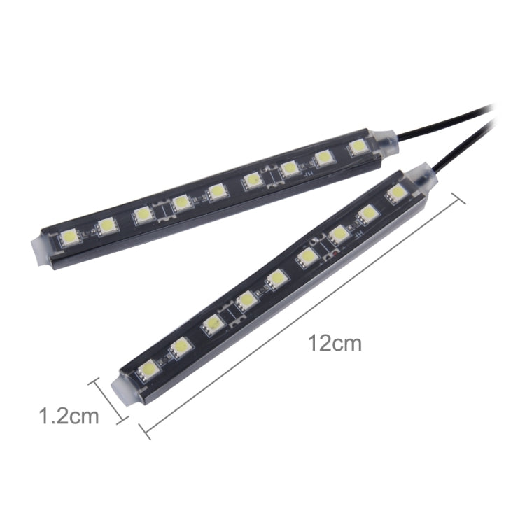 2 in 1 4.5W 18 SMD-5050-LEDs RGB Car Interior Floor Decoration Atmosphere Neon Light Lamp, DC 12V-Reluova