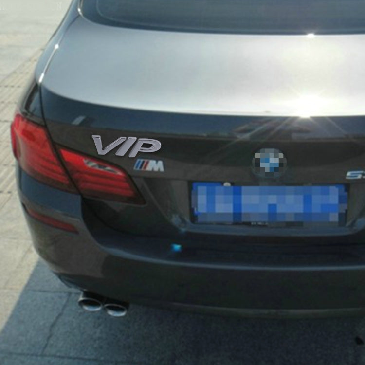 VIP Shape Shining Metal Car Free Sticker