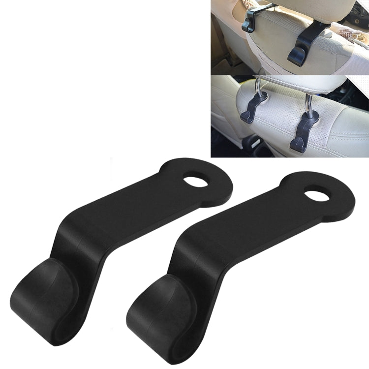 2 PCS 3R 1.5kg Load Capacity Car Backseat Convenient Sundries Hook for Holding Plastic Bag Backbag-Reluova