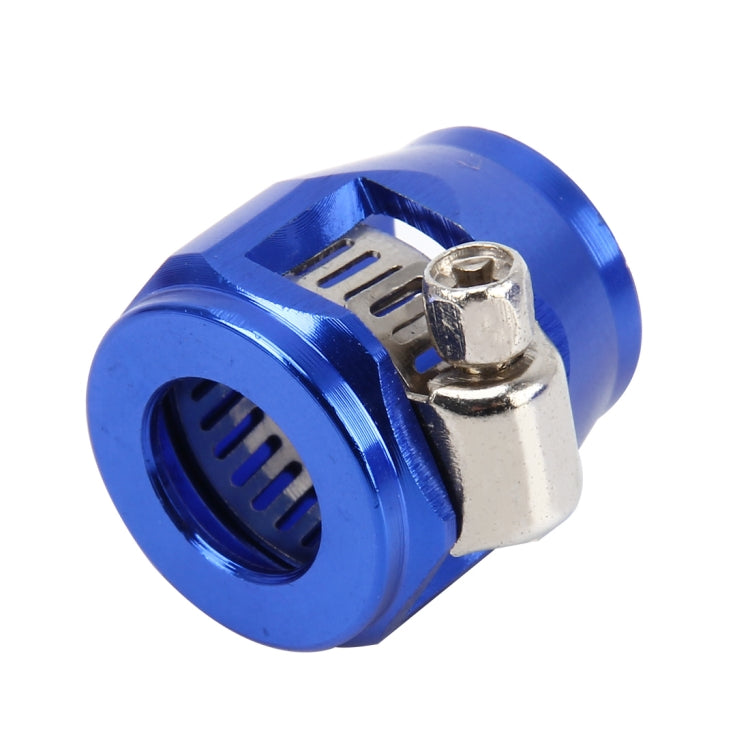 AN8 Car Performance Aluminum Accessories Adapter Nitrite Hose Finisher Adapter Nylon Braided Hose Clamp Blue Finish ÎҵÄÉ̵ê