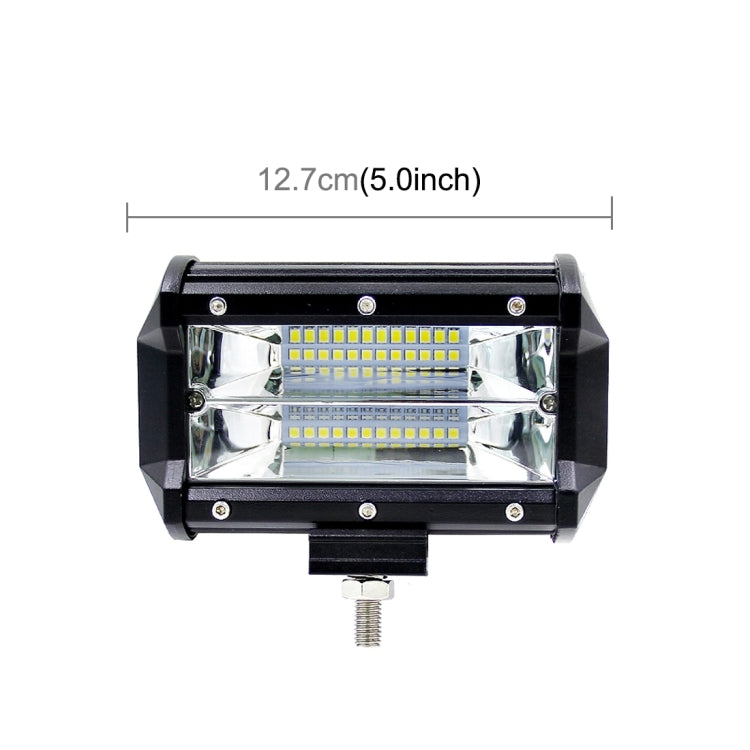 5 inch 18W 24 LED Waterproof IP67 Two Bar Modified Off-road Lights Spotlight Light Car Work Lights, DC 9-48V