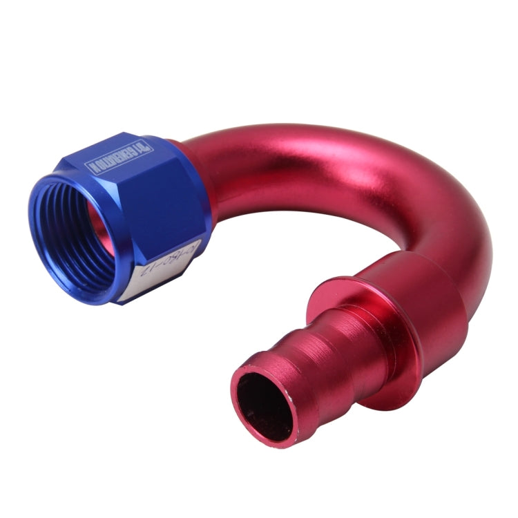 Pipe Joints 180 Degree Swivel Oil Fuel Fitting Adaptor Oil Cooler Hose Fitting Aluminum Alloy AN12 Curved Fitting Car Auto Accessories