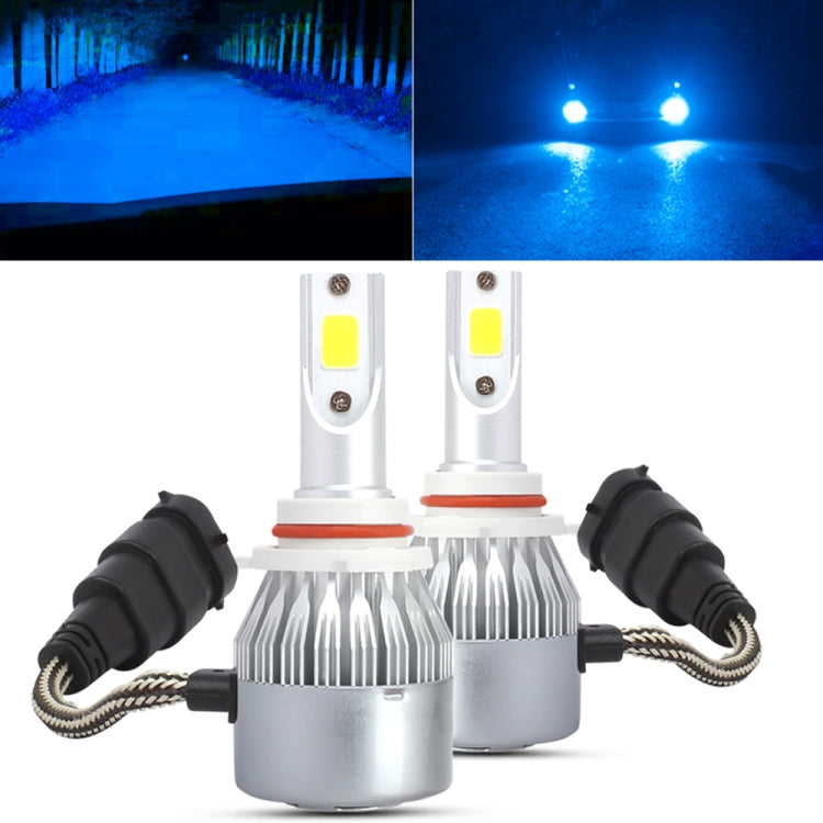 2 PCS 9005 18W 1800 LM 6000K IP68 Casnbus Constant Current Car LED Headlight with 2 COB Lamps, DC 9-36V