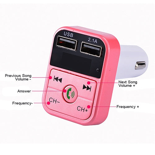 B2 Dual USB Charging Bluetooth FM Transmitter MP3 Music Player Car Kit, Support Hands-Free Call  & TF Card & U Disk ÎҵÄÉ̵ê