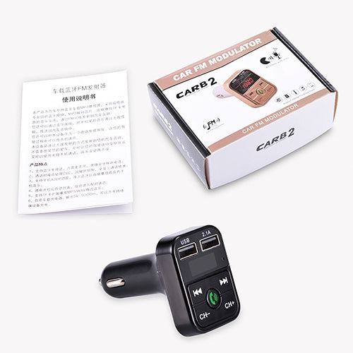 B2 Dual USB Charging Bluetooth FM Transmitter MP3 Music Player Car Kit, Support Hands-Free Call  & TF Card & U Disk ÎҵÄÉ̵ê