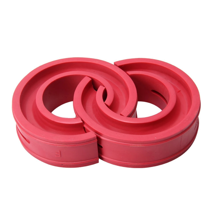 2 PCS Car Auto D Type Shock Absorber Spring Bumper Power Cushion Buffer, Spring Spacing: 22mm, Colloid Height: 43mm(Red)-Reluova