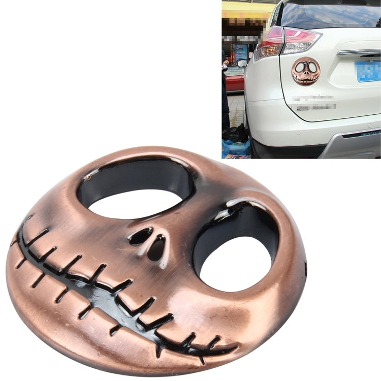 Skull Bone Shape Auto Sticker 3D Metal Fashion Car Stickers ÎҵÄÉ̵ê