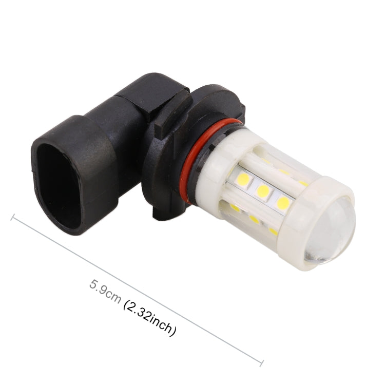 2 PCS 9005 4.5W DC 12V 6000K 360LM Car Auto Ceramics Fog Light 18LEDs SMD-3030 Lamps, with Projector Lens