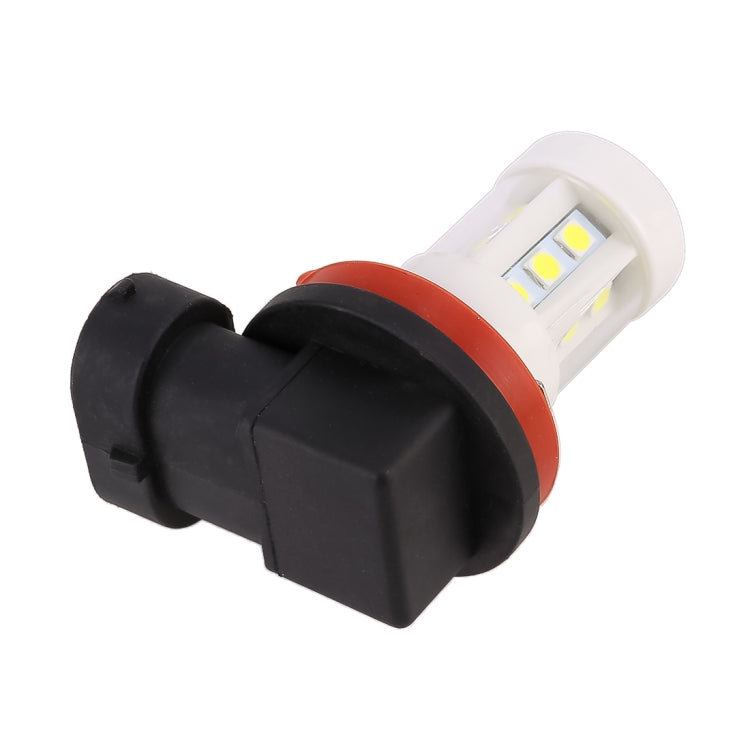 2 PCS H11 4.5W DC 12V 6000K 360LM Car Auto Ceramics Fog Light 18LEDs SMD-3030 Lamps, with Projector Lens