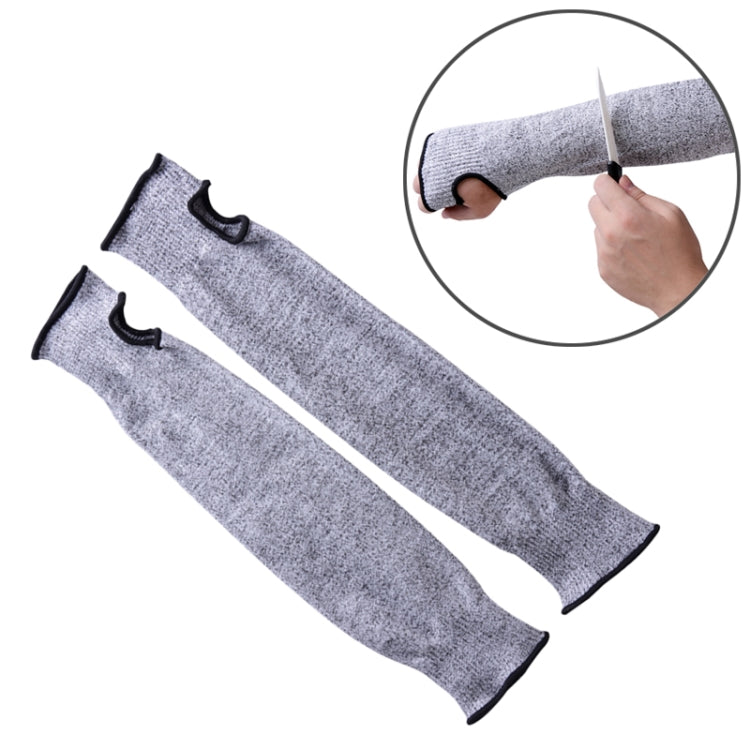 Elastic Breathable Anti-cut Elbow Arm Sleeve HPPE Protective Gear, Length: 36cm Reluova