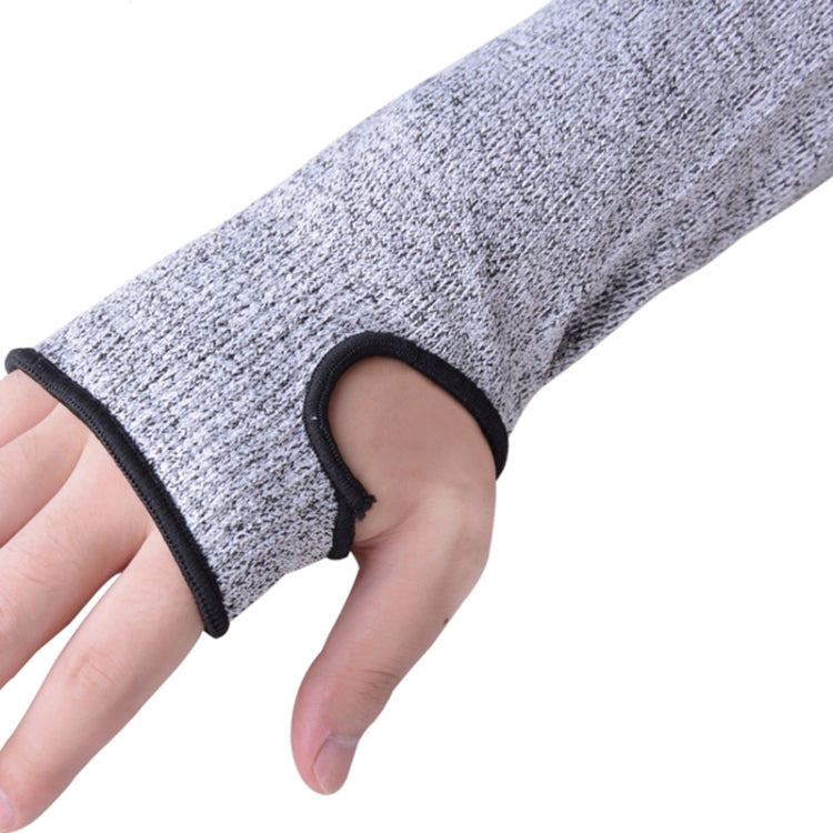 Elastic Breathable Anti-cut Elbow Arm Sleeve HPPE Protective Gear, Length: 45cm