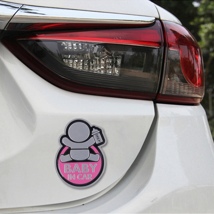 Baby in Car Happy Drinking Milk Infant Adoreable Style Car Free Sticker ÎҵÄÉ̵ê