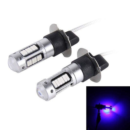 2 PCS H3 10W 30 SMD-4014 LEDs Car Fog Light, DC 12V